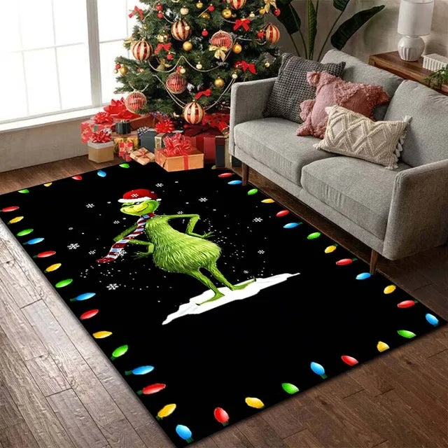 The Grinch Graphic Carpet Living Room Bedroom Sofa Rug Door Mat Kitchen Bathroom Mats for Kids