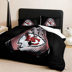 Kansas City Chiefs Comforter Pillowcase Sets Blanket All Season Reversible Quilted Duvet