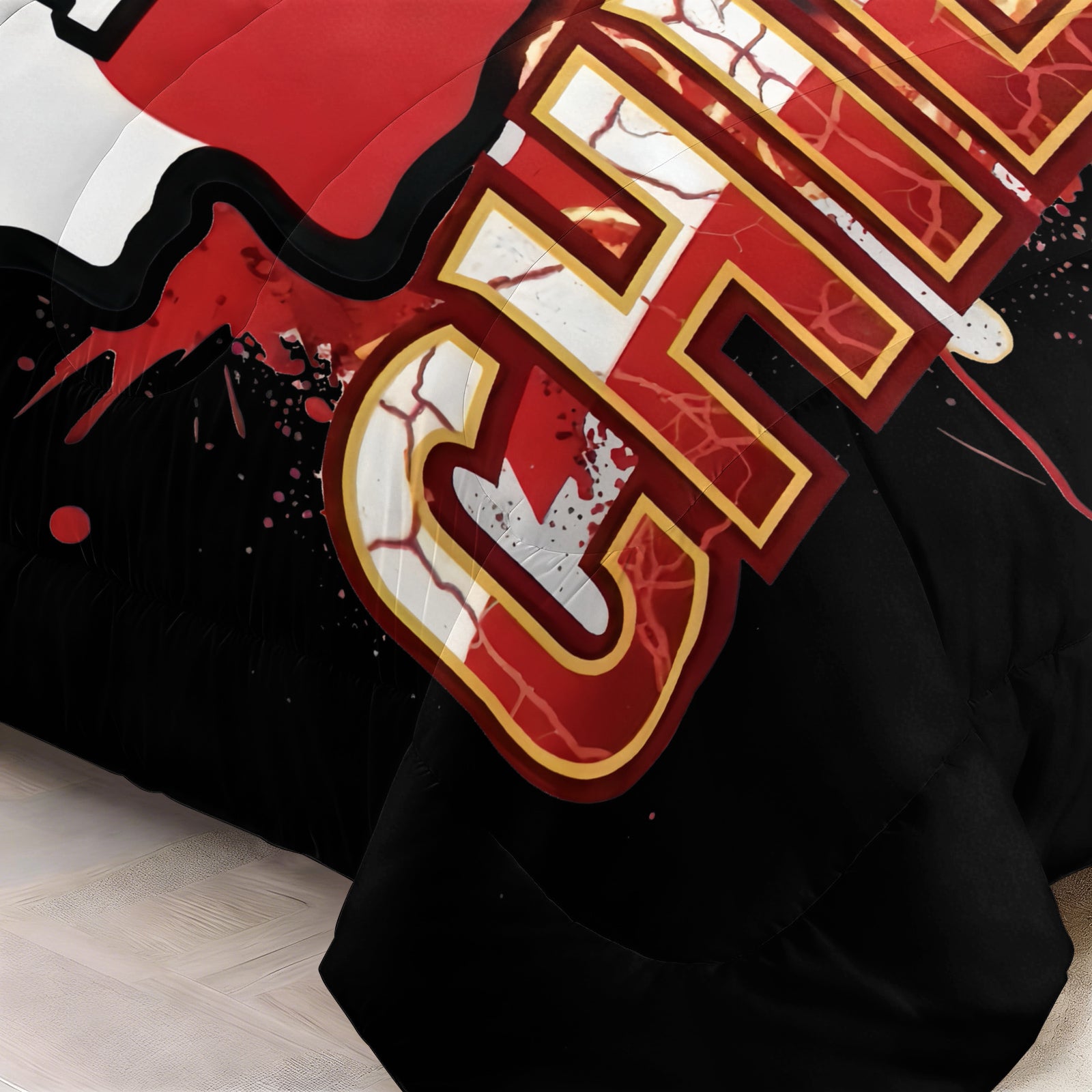 Kansas City Chiefs Comforter Pillowcase Sets Blanket All Season Reversible Quilted Duvet