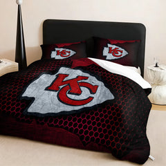 Kansas City Chiefs Comforter Pillowcase Sets Blanket All Season Reversible Quilted Duvet