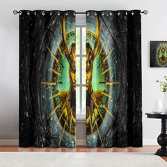 Marvel Rivals Loki Blackout Curtains Drapes For Window Treatment Set