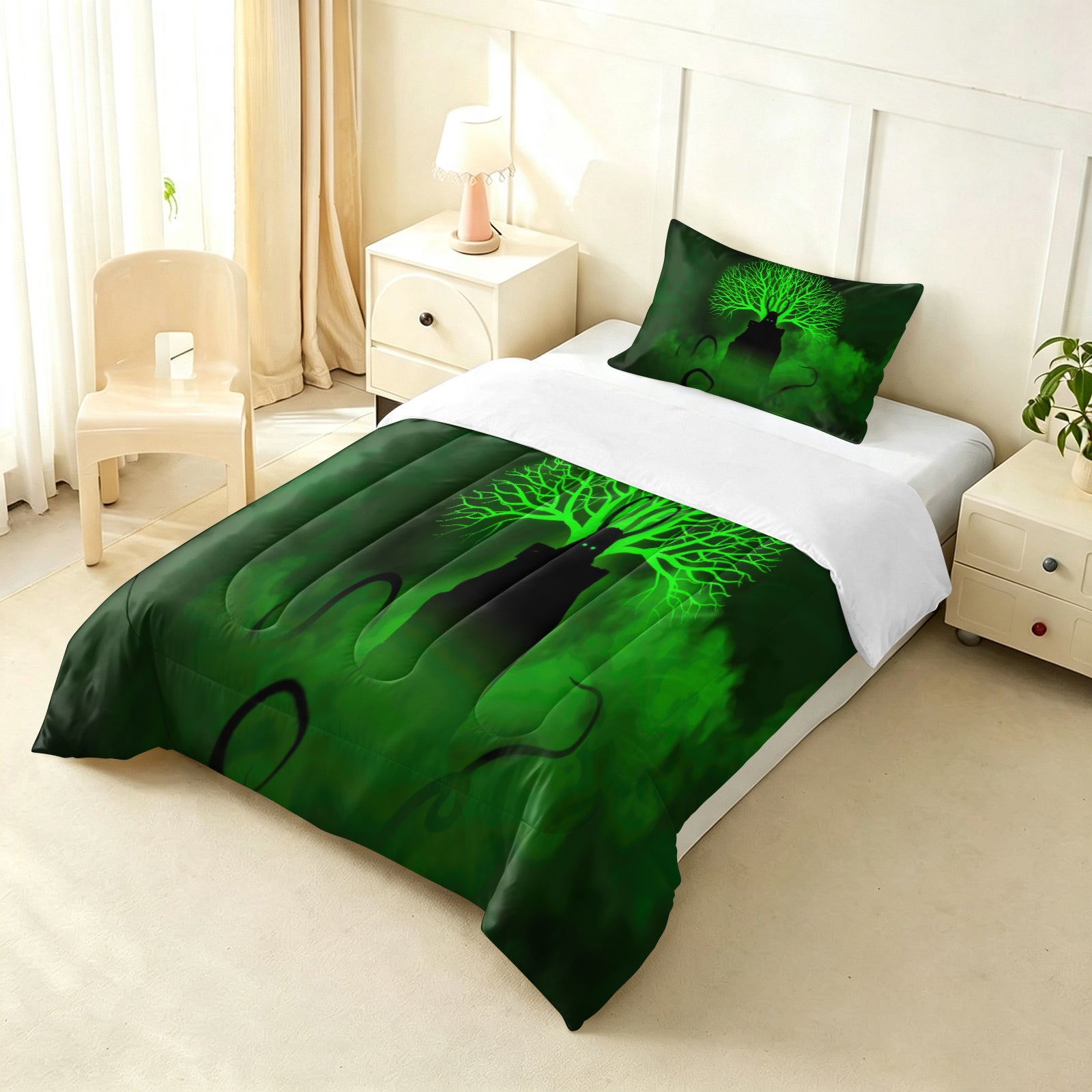 Marvel Rivals Loki Comforter Pillowcase Sets Blanket All Season Reversible Quilted Duvet