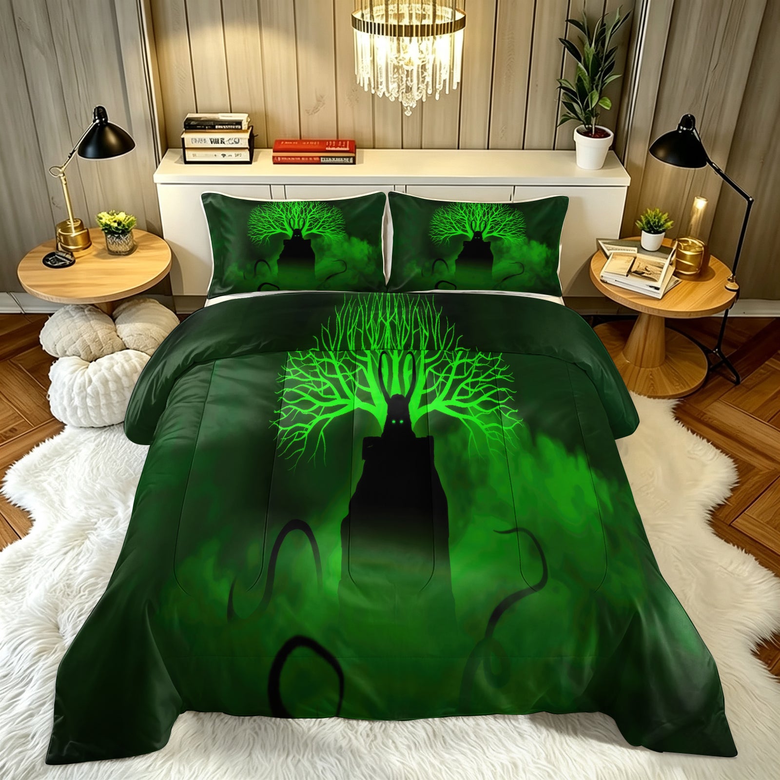 Marvel Rivals Loki Comforter Pillowcase Sets Blanket All Season Reversible Quilted Duvet