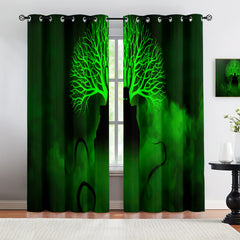 Marvel Rivals Loki Blackout Curtains Drapes For Window Treatment Set