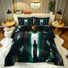Marvel Rivals Loki Comforter Pillowcase Sets Blanket All Season Reversible Quilted Duvet