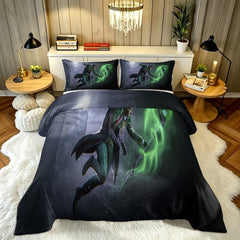 Marvel Rivals Loki Comforter Pillowcase Sets Blanket All Season Reversible Quilted Duvet