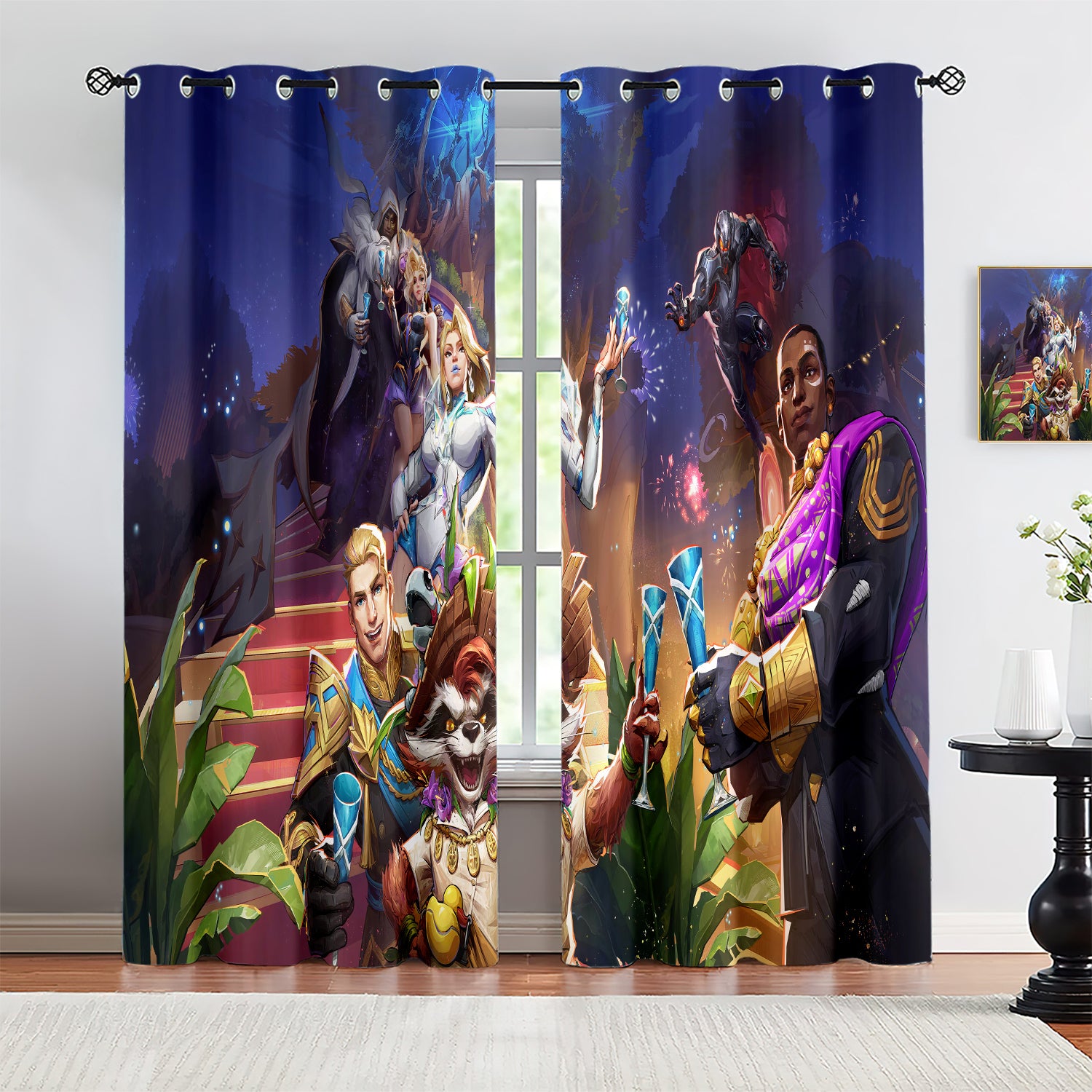 Marvel Rivals Blackout Curtains Drapes For Window Treatment Set