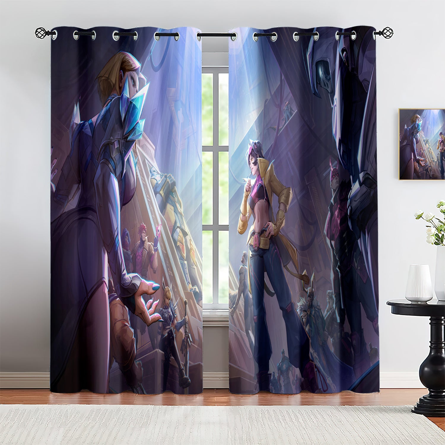 Marvel Rivals Blackout Curtains Drapes For Window Treatment Set