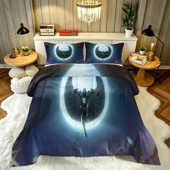 Marvel Rivals Moon Knight Comforter Pillowcase Sets Blanket All Season Reversible Quilted Duvet