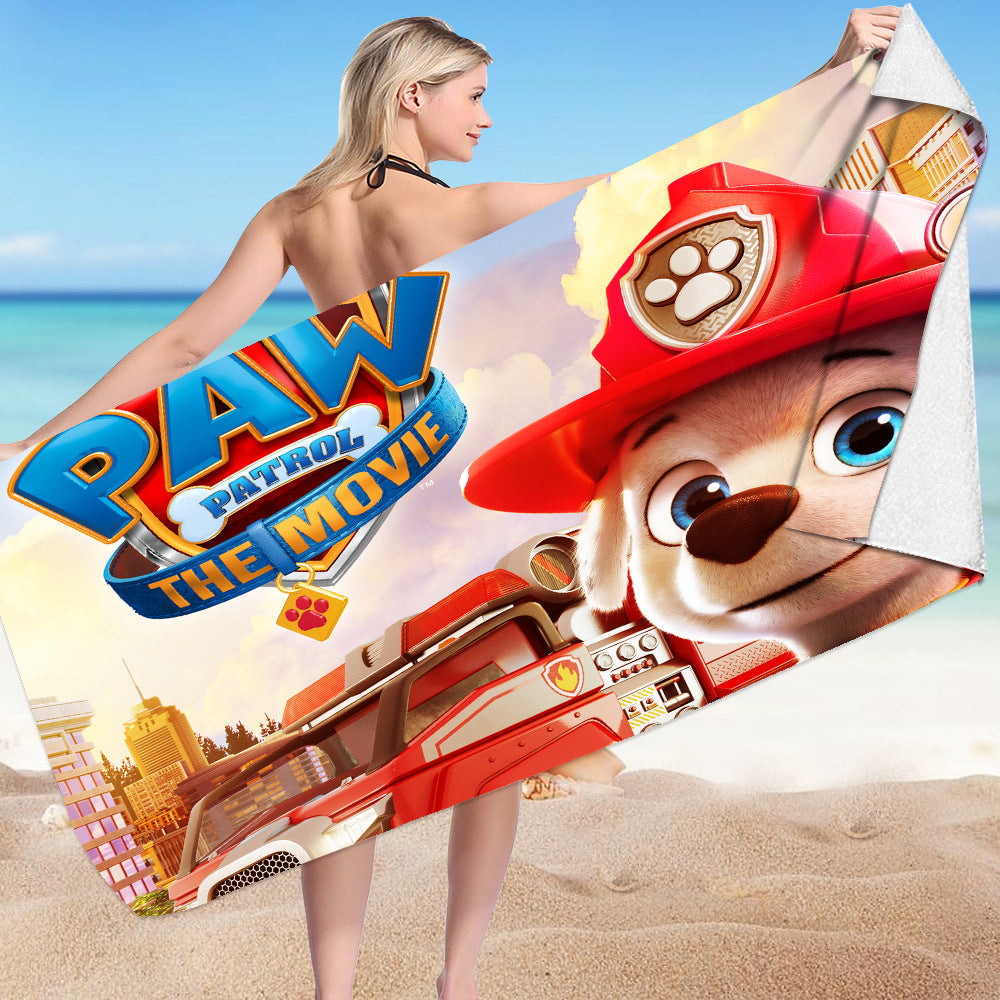 Paw Patrol Microfiber Bath Towel Quick Dry Swimming Surf Towels