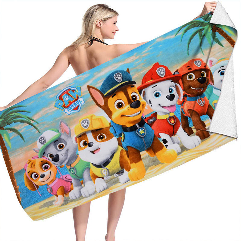 Paw Patrol Microfiber Bath Towel Quick Dry Swimming Surf Towels