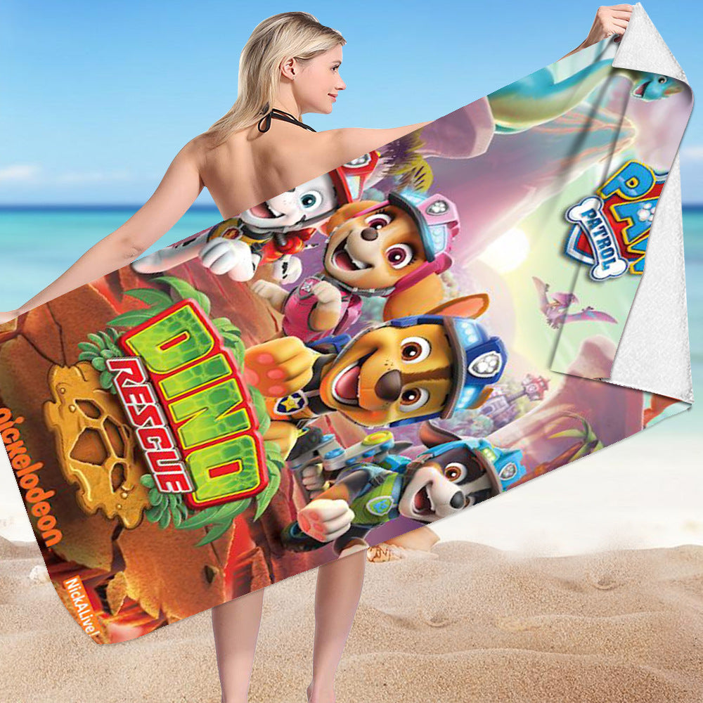 Paw Patrol Microfiber Bath Towel Quick Dry Swimming Surf Towels