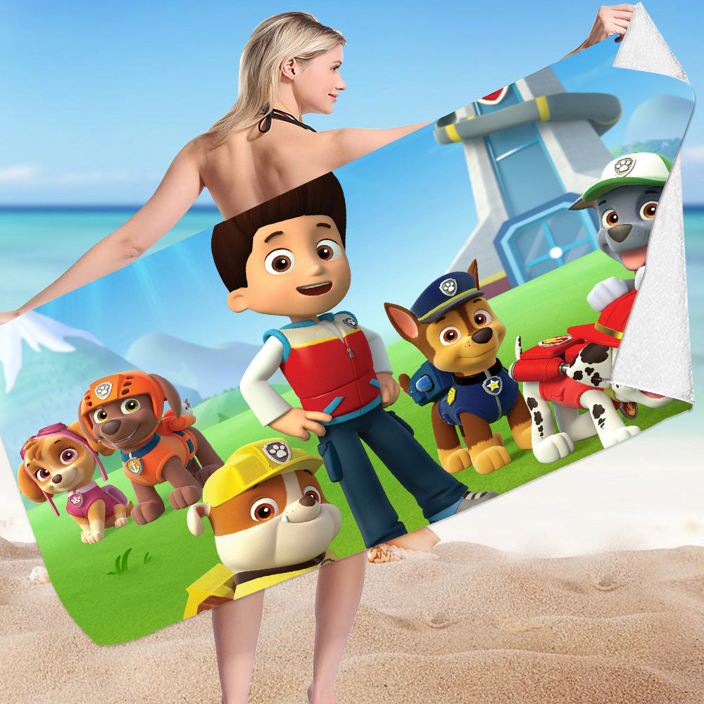 Paw Patrol Microfiber Bath Towel Quick Dry Swimming Surf Towels