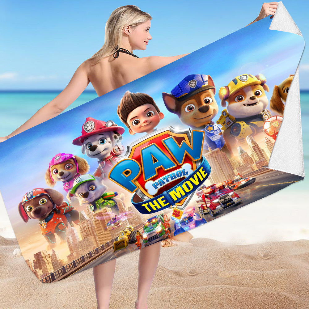 Paw Patrol Microfiber Bath Towel Quick Dry Swimming Surf Towels
