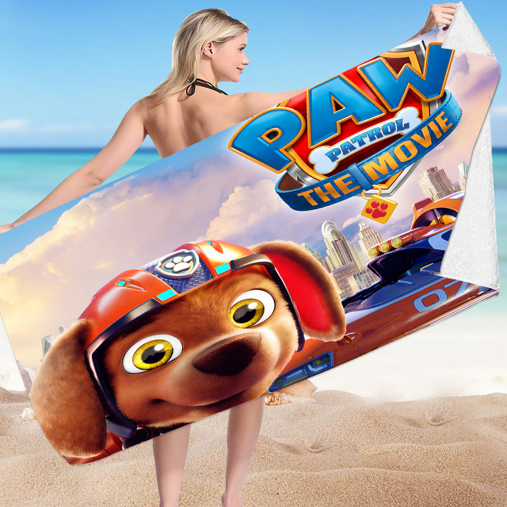 Paw Patrol Microfiber Bath Towel Quick Dry Swimming Surf Towels