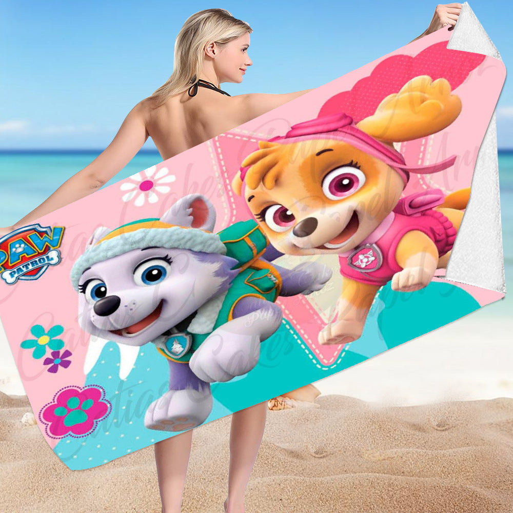 Paw Patrol Microfiber Bath Towel Quick Dry Swimming Surf Towels