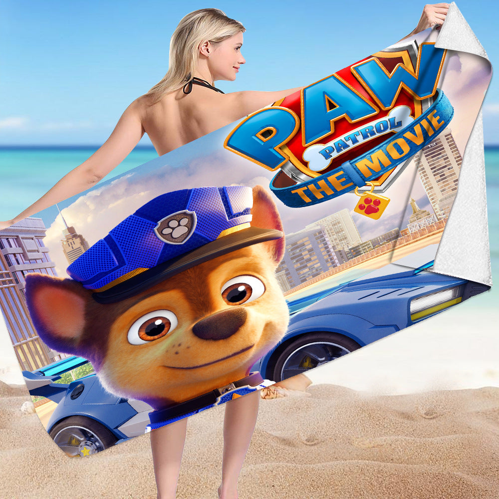 Paw Patrol Microfiber Bath Towel Quick Dry Swimming Surf Towels