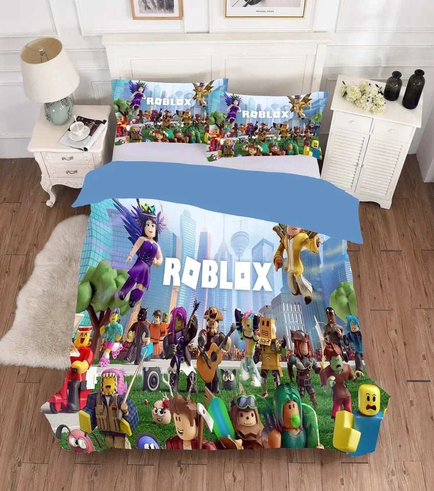 Game Roblox DynaBlocks Duvet Cover Quilt Cover Pillowcase Bedding Set