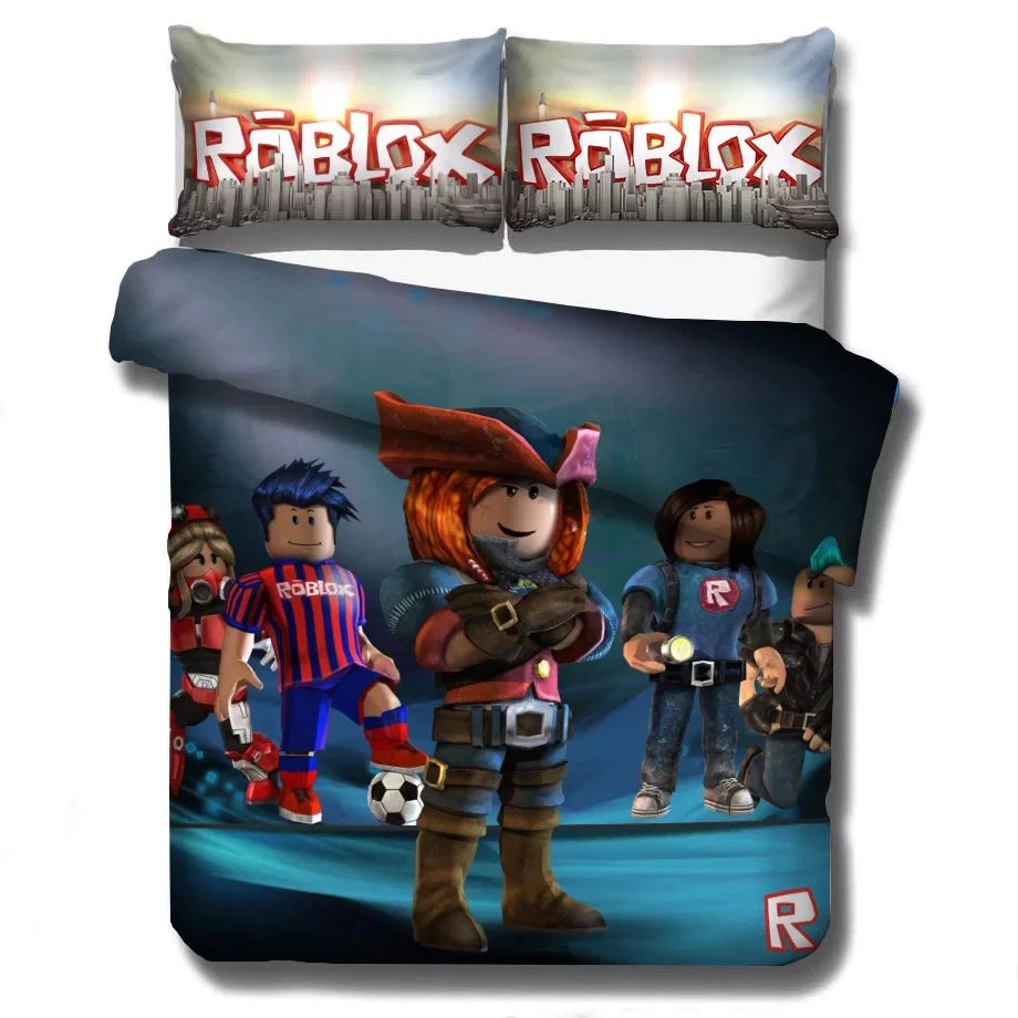 Game Roblox DynaBlocks Duvet Cover Quilt Cover Pillowcase Bedding Set