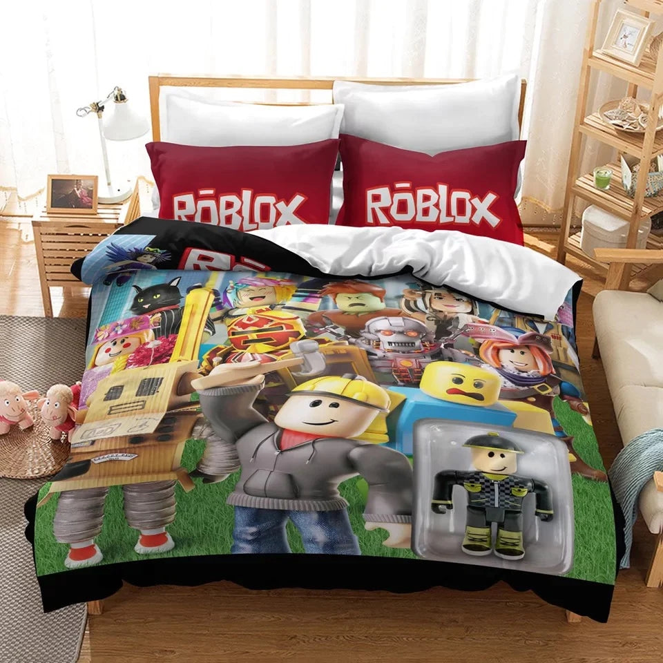 Game Roblox DynaBlocks Duvet Cover Quilt Cover Pillowcase Bedding Set