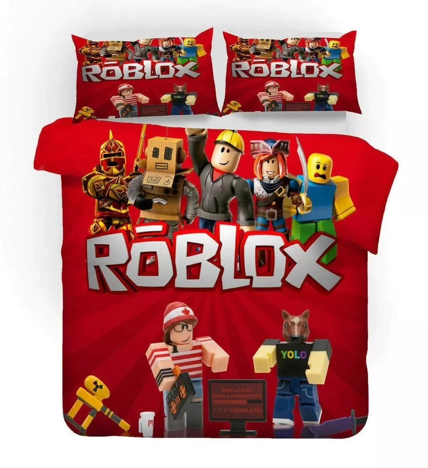 Game Roblox DynaBlocks Duvet Cover Quilt Cover Pillowcase Bedding Set