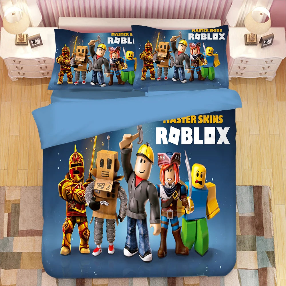 Game Roblox DynaBlocks Duvet Cover Quilt Cover Pillowcase Bedding Set
