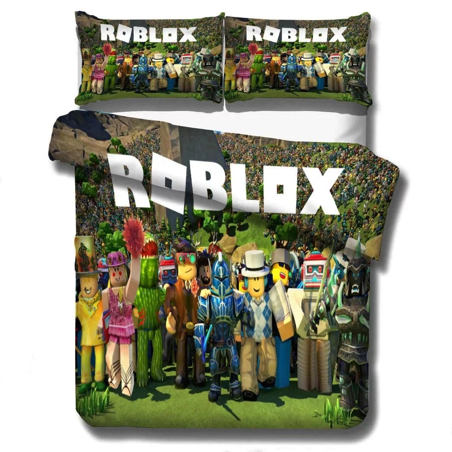 Game Roblox DynaBlocks Duvet Cover Quilt Cover Pillowcase Bedding Set