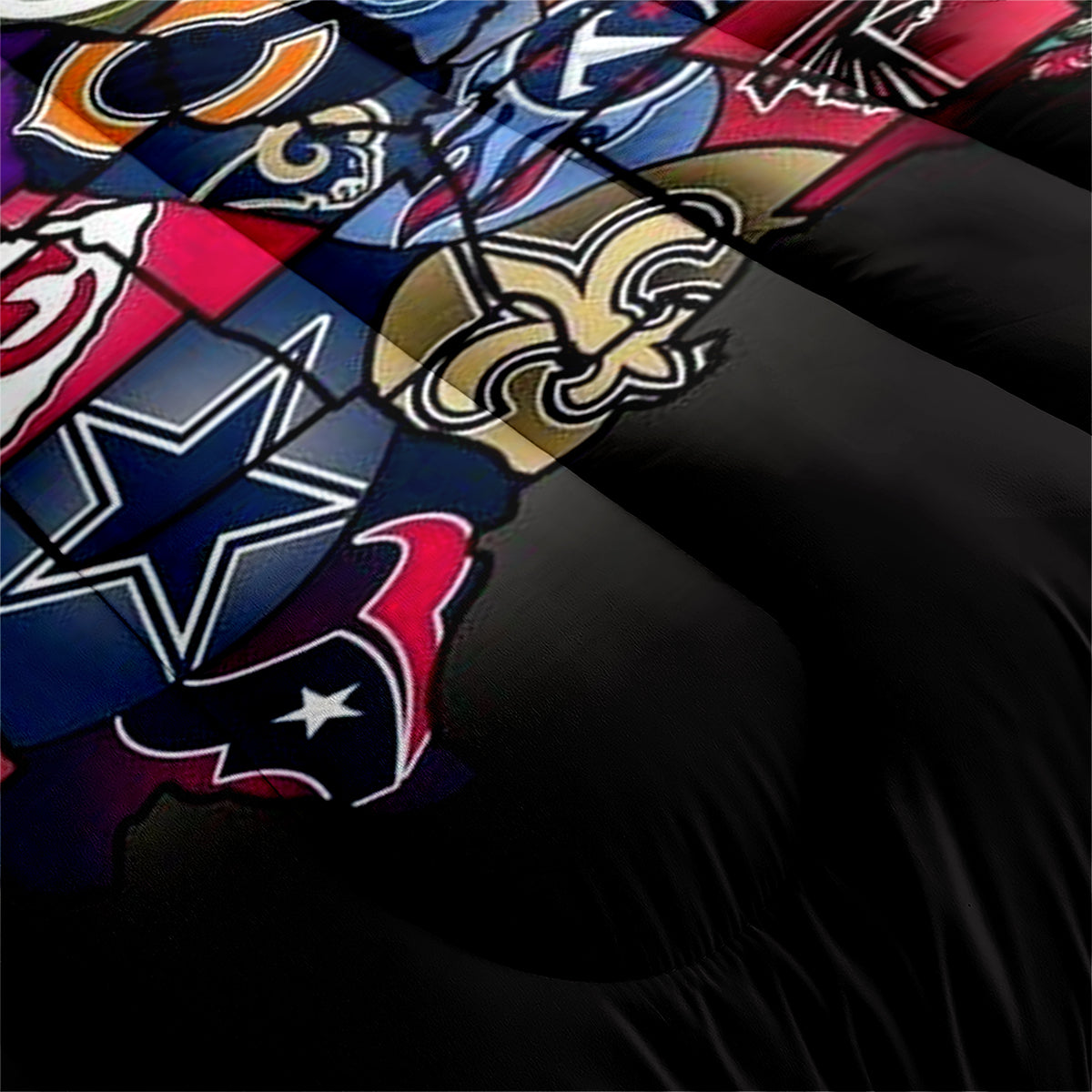 Football Team Rugby Comforter Pillowcase Sets Blanket All Season Reversible Quilted Duvet