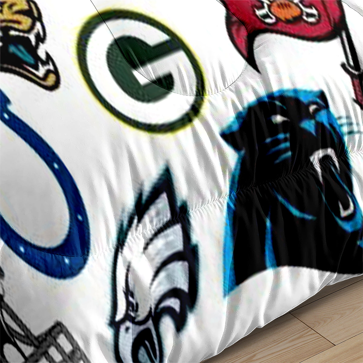 Football Team Rugby Comforter Pillowcase Sets Blanket All Season Reversible Quilted Duvet