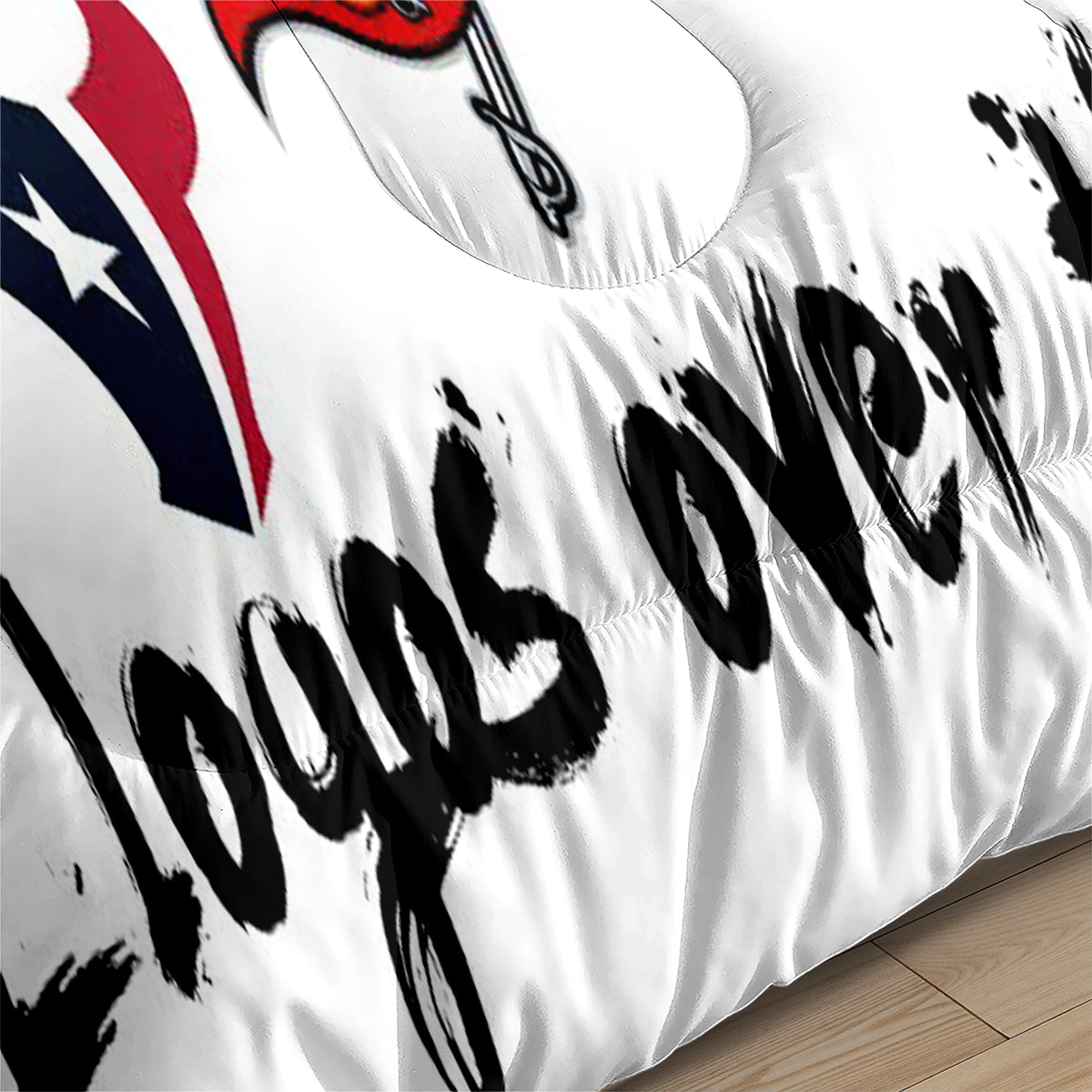 Football Team Rugby Comforter Pillowcase Sets Blanket All Season Reversible Quilted Duvet