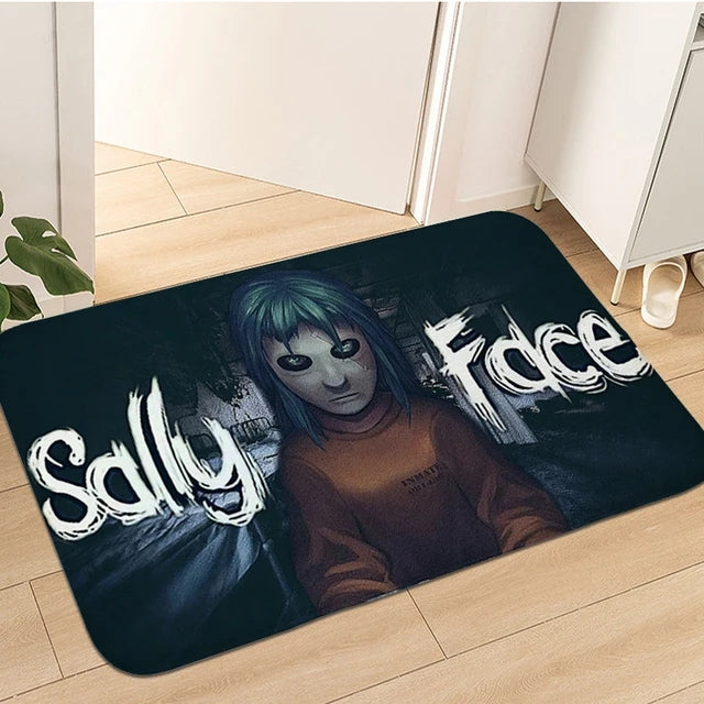 Sally Face Cosplay Carpet Living Room Bedroom Sofa Rug Door Mat