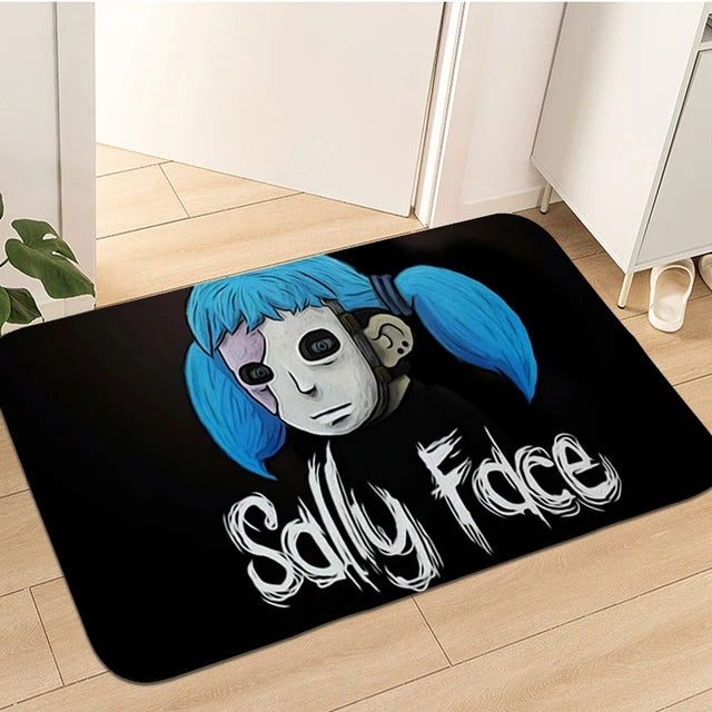 Sally Face Cosplay Carpet Living Room Bedroom Sofa Rug Door Mat