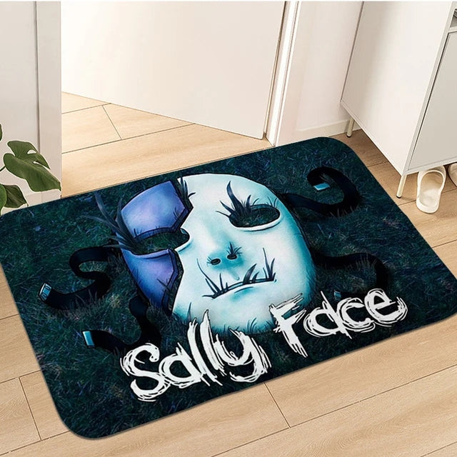 Sally Face Cosplay Carpet Living Room Bedroom Sofa Rug Door Mat