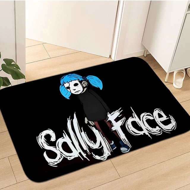 Sally Face Cosplay Carpet Living Room Bedroom Sofa Rug Door Mat