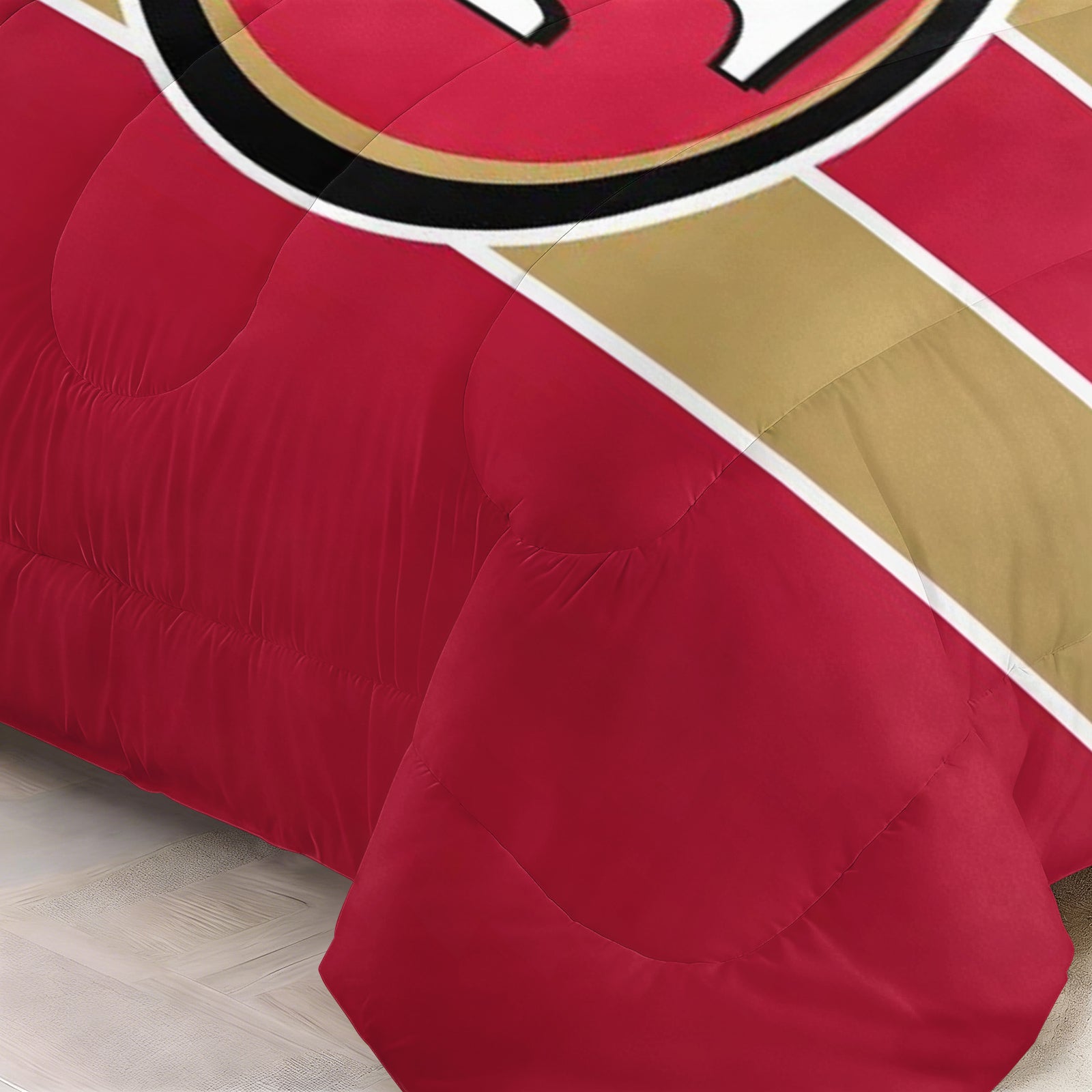 San Francisco 49ers Comforter Pillowcase Sets Blanket All Season Reversible Quilted Duvet