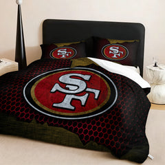 San Francisco 49ers Comforter Pillowcase Sets Blanket All Season Reversible Quilted Duvet