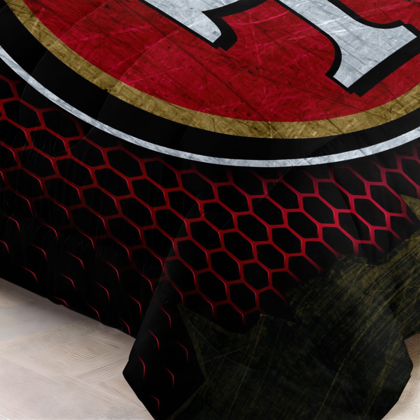 San Francisco 49ers Comforter Pillowcase Sets Blanket All Season Reversible Quilted Duvet