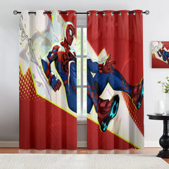 Marvel Rivals Spiderman Blackout Curtains Drapes For Window Treatment Set