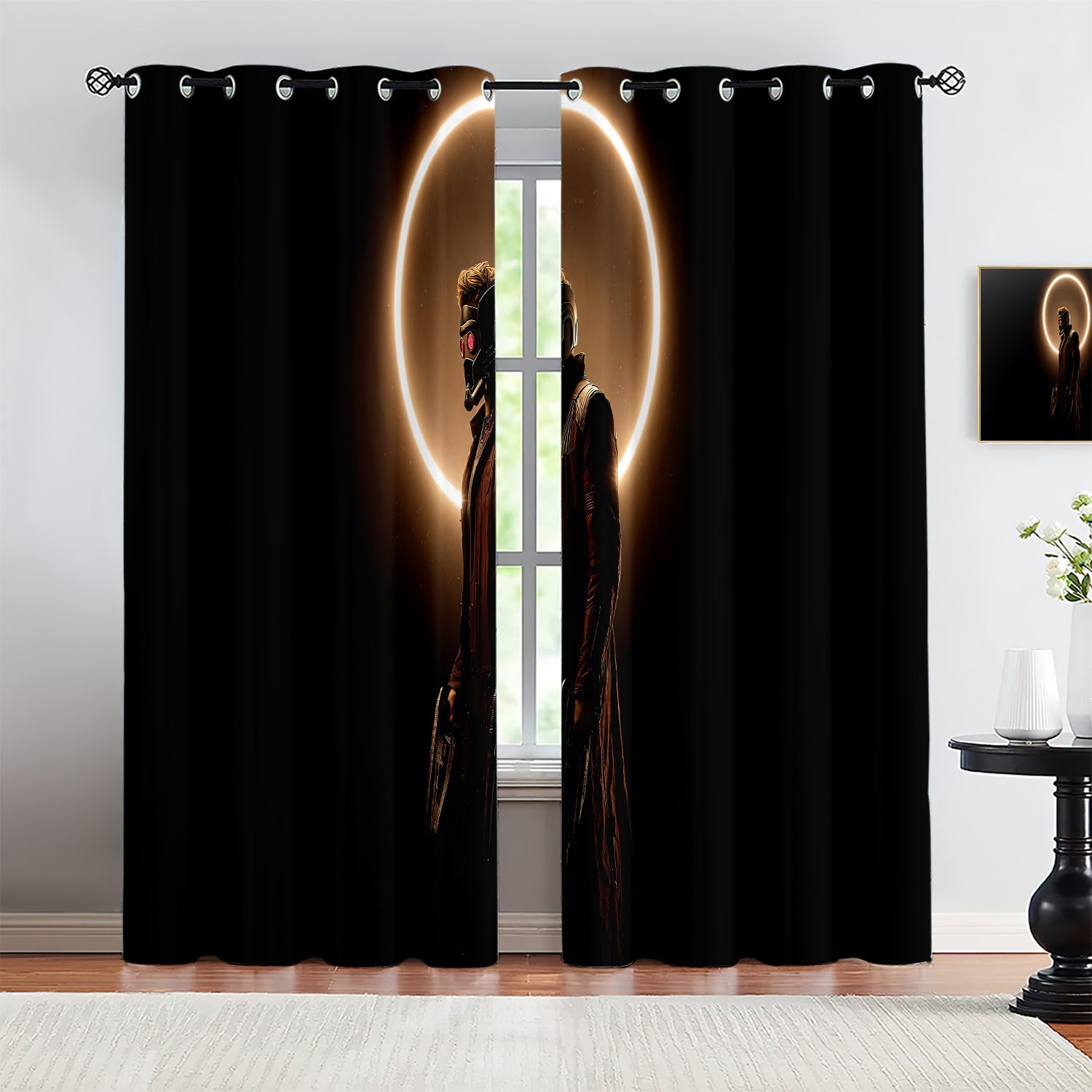 Marvel Rivals Star Lord Blackout Curtains Drapes For Window Treatment Set