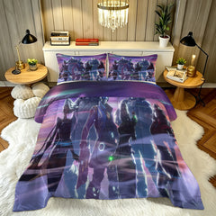 ‌Marvel Rivals Star Lord Comforter Pillowcase Sets Blanket All Season Reversible Quilted Duvet