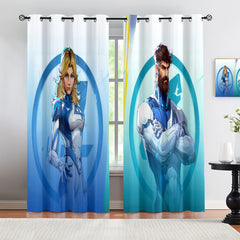 Marvel Rivals Sue Storm Blackout Curtains Drapes For Window Treatment Set