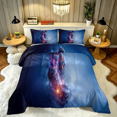 ‌Marvel Rivals Thanos Comforter Pillowcase Sets Blanket All Season Reversible Quilted Duvet