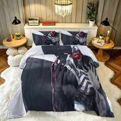 ‌Marvel Rivals Venom Comforter Pillowcase Sets Blanket All Season Reversible Quilted Duvet