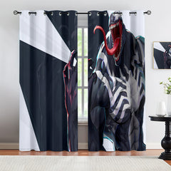 Marvel Rivals Venom Blackout Curtains Drapes For Window Treatment Set