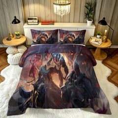 ‌Marvel Rivals Venom Comforter Pillowcase Sets Blanket All Season Reversible Quilted Duvet