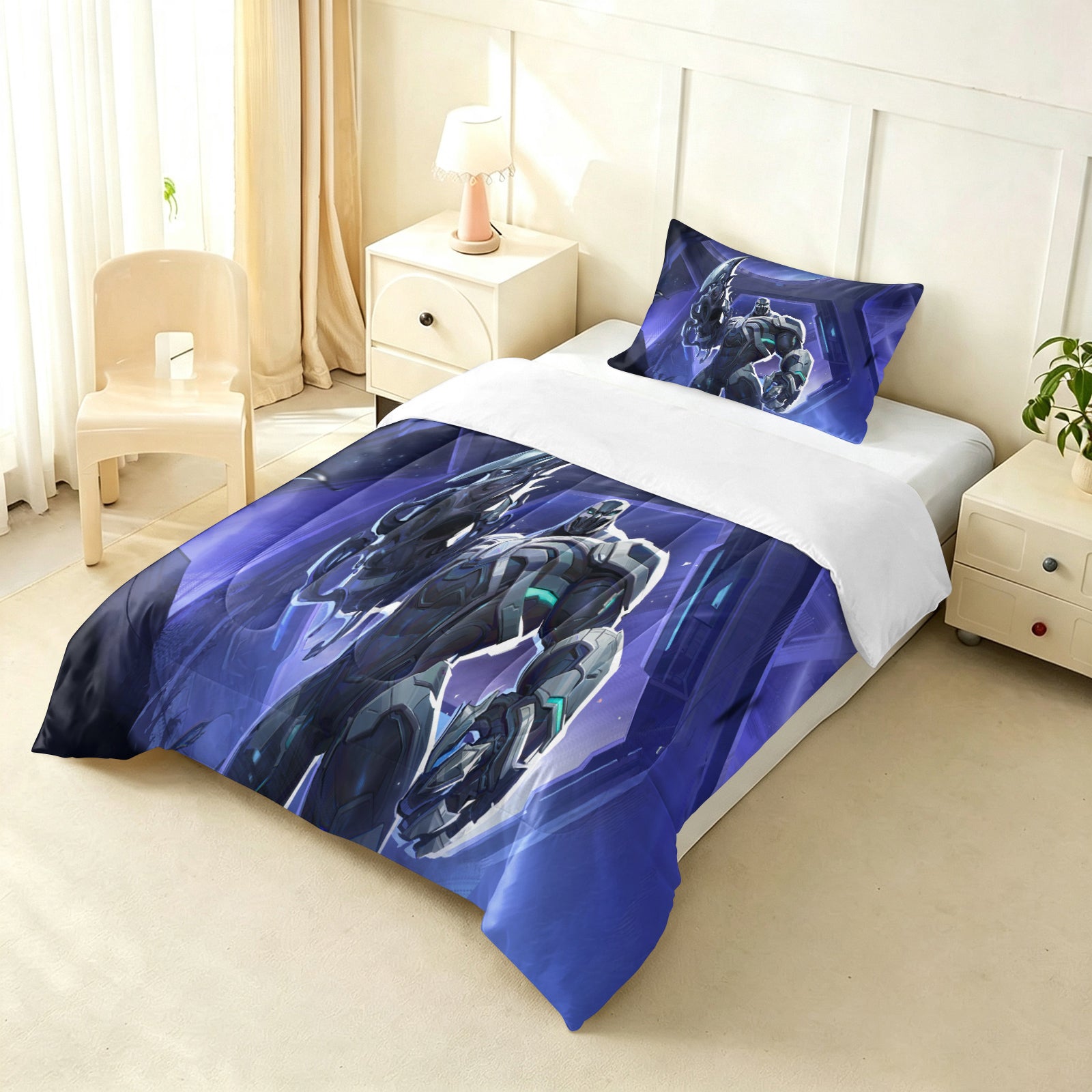 ‌Marvel Rivals Venom Comforter Pillowcase Sets Blanket All Season Reversible Quilted Duvet