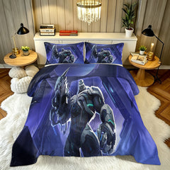 ‌Marvel Rivals Venom Comforter Pillowcase Sets Blanket All Season Reversible Quilted Duvet