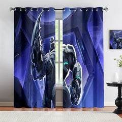 Marvel Rivals Venom Blackout Curtains Drapes For Window Treatment Set