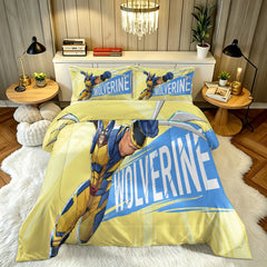 ‌Marvel Rivals Wolverine Comforter Pillowcase Sets Blanket All Season Reversible Quilted Duvet