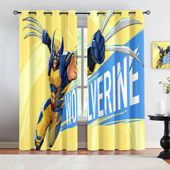 Marvel Rivals Wolverine Blackout Curtains Drapes For Window Treatment Set